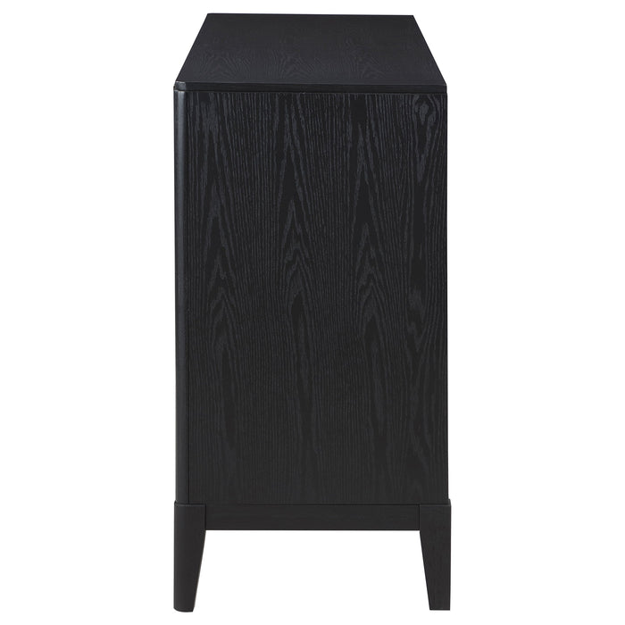 Coaster Brookmead 2-drawer Sideboard Buffet with Storage Cabinet Black Default Title