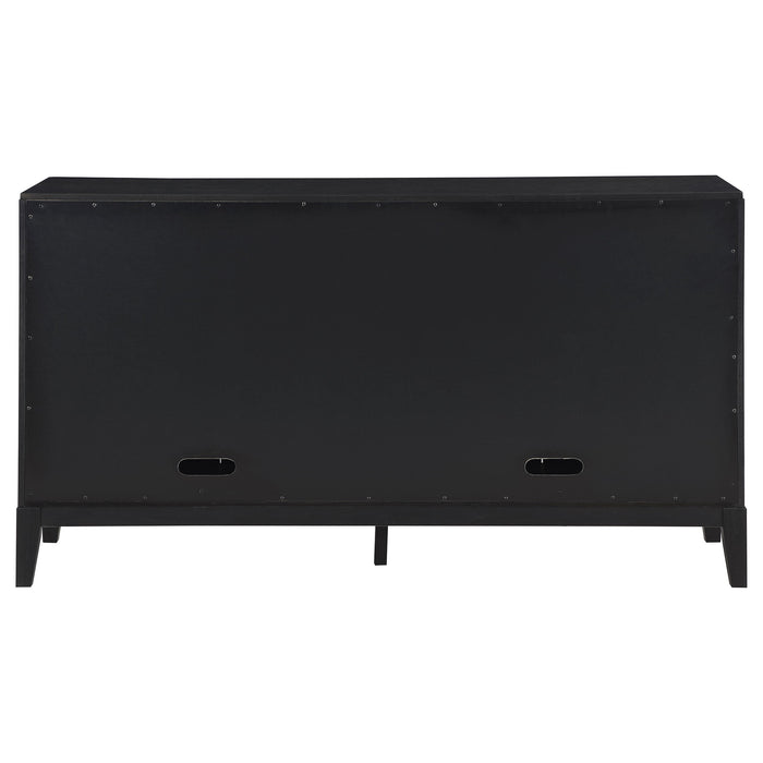 Coaster Brookmead 2-drawer Sideboard Buffet with Storage Cabinet Black Default Title