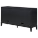 Coaster Brookmead 2-drawer Sideboard Buffet with Storage Cabinet Black Default Title