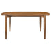 Coaster Dortch Oval Solid Wood Dining Table Walnut Default Title