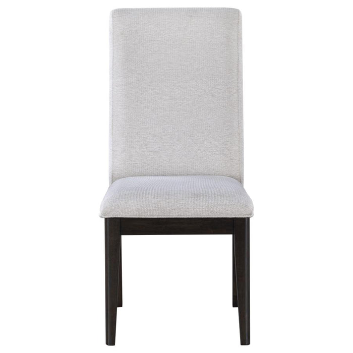 Hathaway Upholstered Dining Side Chair Cream (Set of 2)