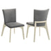 Biloxi Upholstered Dining Side Chair Grey (Set of 2)