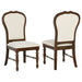 Landon Upholstered Dining Side Chair Rich Brown (Set of 2)