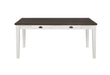 Coaster Kingman 4-drawer Dining Table Espresso and White Default Title