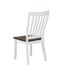 Coaster Kingman Slat Back Dining Chairs Espresso and White (Set of 2) Default Title