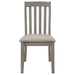 Coaster Nogales Slat Back Side Chairs Coastal Grey (Set of 2) Default Title