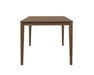 Coaster Wethersfield Dining Table with Clipped Corner Medium Walnut Default Title