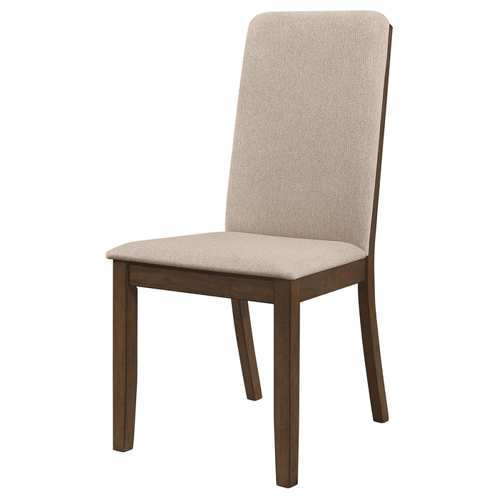 Coaster Wethersfield Solid Back Side Chairs Latte (Set of 2) Default Title