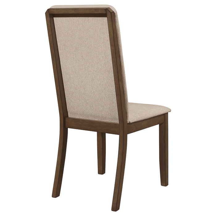 Coaster Wethersfield Solid Back Side Chairs Latte (Set of 2) Default Title