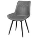 Coaster Brassie Upholstered Side Chairs Grey (Set of 2) Default Title