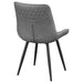 Coaster Brassie Upholstered Side Chairs Grey (Set of 2) Default Title