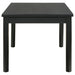 Coaster Appleton Rectangular Wood Dining Table Black Washed Default Title