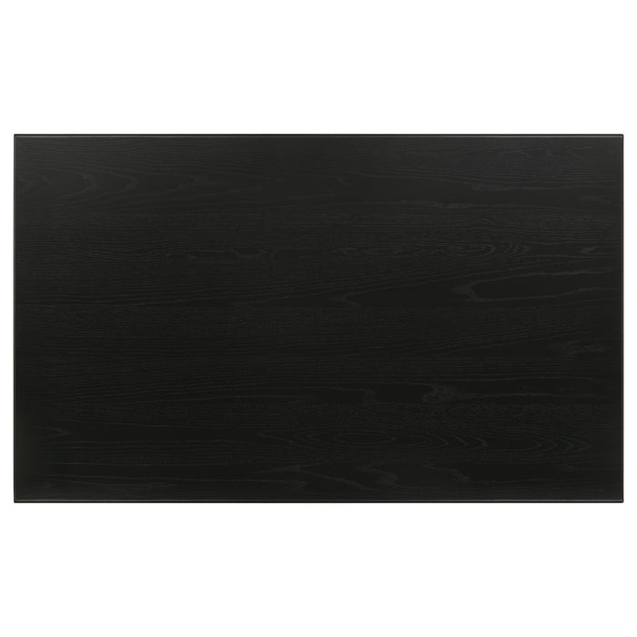 Coaster Appleton Rectangular Wood Dining Table Black Washed Default Title