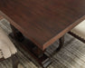 Coaster Brockway Trestle Dining Table Antique Java Default Title