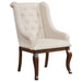 Coaster Brockway Tufted Arm Chairs Cream and Antique Java (Set of 2) Default Title