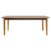 Coaster Partridge Wooden Dining Table Natural Sheesham Default Title