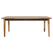 Coaster Partridge Wooden Dining Table Natural Sheesham Default Title