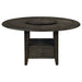 Coaster Twyla Round Dining Set Dark Cocoa and Cream Default Title