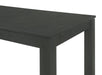 Coaster Jakob Rectangular Dining Table Black Default Title