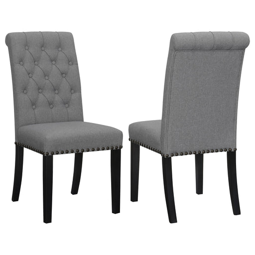 Coaster Alana Upholstered Tufted Side Chairs with Nailhead Trim (Set of 2) Default Title