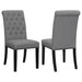 Coaster Alana Upholstered Tufted Side Chairs with Nailhead Trim (Set of 2) Default Title