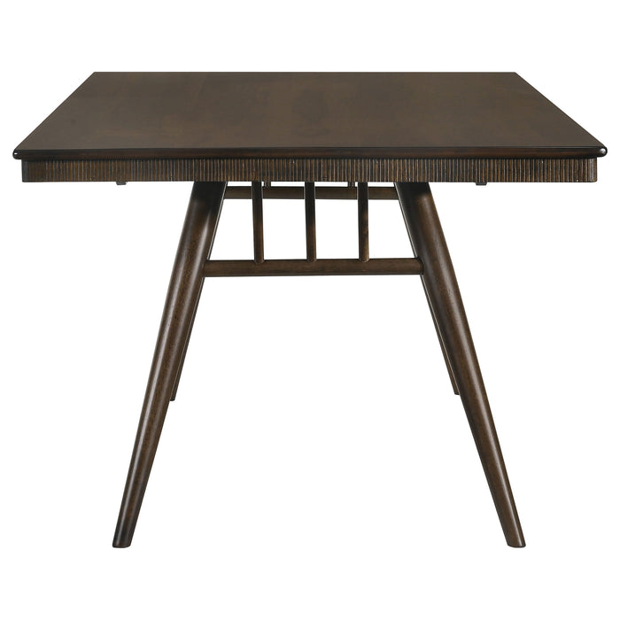 Coaster Wes Rectangular Dining Table Dark Walnut Default Title