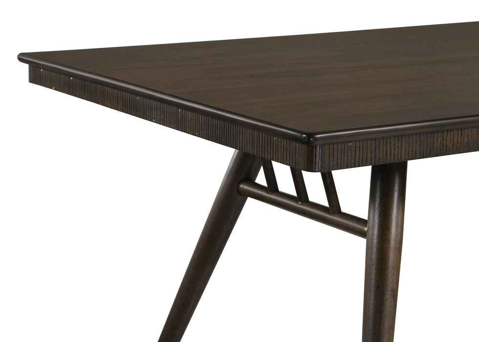 Coaster Wes Rectangular Dining Table Dark Walnut Default Title