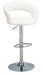 Coaster Barraza 29" Adjustable Height Bar Stool Black and Chrome White