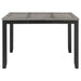 Coaster Elodie Counter Height Dining Table Set with Extension Leaf Grey and Black Default Title