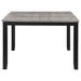 Coaster Elodie Counter Height Dining Table Set with Extension Leaf Grey and Black Default Title