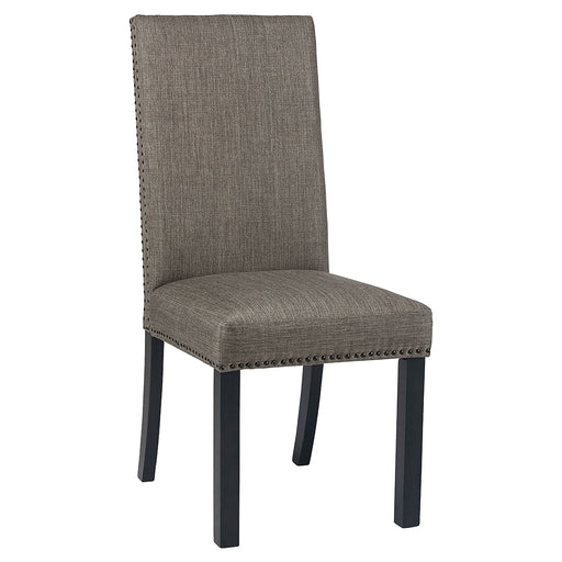 Coaster Hubbard Upholstered Side Chairs Charcoal (Set of 2) Default Title