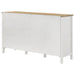 Coaster Hollis 2-door Dining Sideboard with Drawers Brown and White Default Title