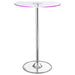 Coaster Thea LED Bar Table Chrome and Clear Default Title