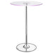 Coaster Thea LED Bar Table Chrome and Clear Default Title