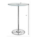 Coaster Thea LED Bar Table Chrome and Clear Default Title