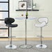 Coaster Thea LED Bar Table Chrome and Clear Default Title