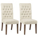 Coaster Douglas Tufted Back Dining Chairs Vineyard Oak (Set of 2) Default Title