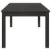 Coaster Marbrisa Rectangular Dining Table Set Matte Black Set of 7