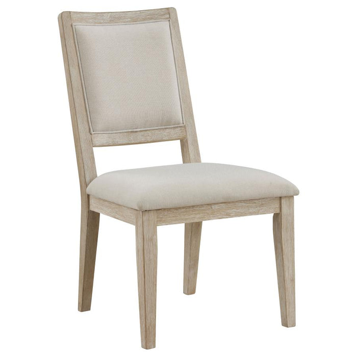 Trofello Cushioned Dining Side Chair White Washed (Set of 2)