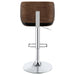 Coaster Folsom Upholstered Adjustable Bar Stool Black and Chrome White