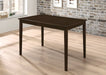 Coaster Guillen Dining Set with Bench Cappuccino and Dark Brown Default Title