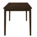 Coaster Guillen Dining Set with Bench Cappuccino and Dark Brown Default Title