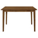 Coaster Gomez Rectangular Dining Table Set Cappuccino Tan