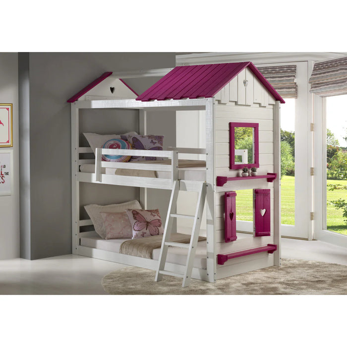 Twin/ Twin House Bunkbed