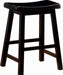 Coaster Durant Wooden Bar Stools Black (Set of 2) Counter Height