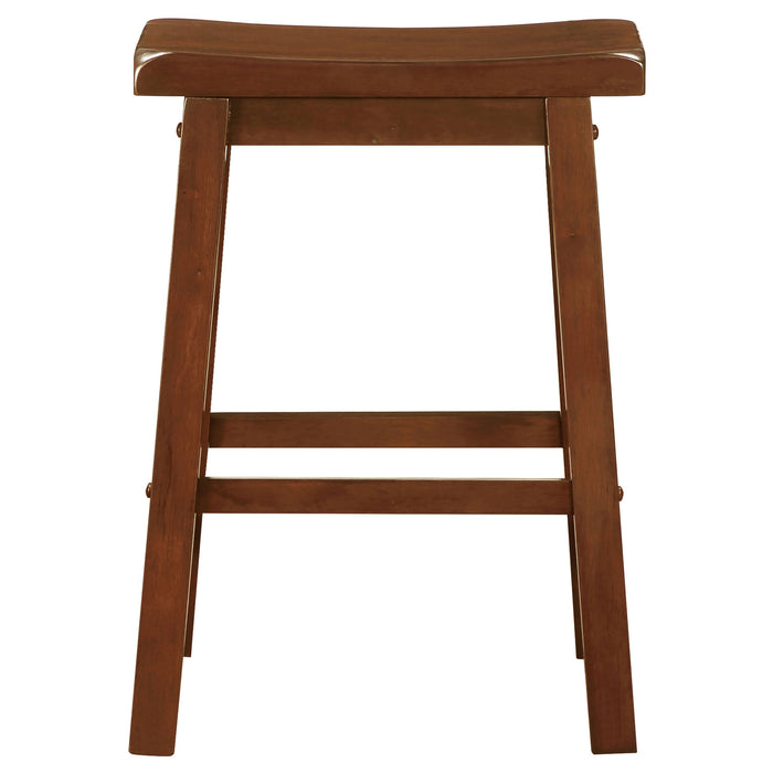 Coaster Durant Wooden Bar Stools Chestnut (Set of 2) Counter Height