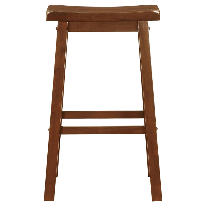 Coaster Durant Wooden Bar Stools Chestnut (Set of 2) Counter Height