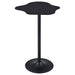 Coaster Keanu Pedestal Cloud-Shaped Top Bar Table Black Default Title