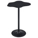 Coaster Keanu Pedestal Cloud-Shaped Top Bar Table Black Default Title