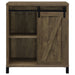 Coaster Arlington Bar Cabinet with Sliding Door Rustic Oak Default Title